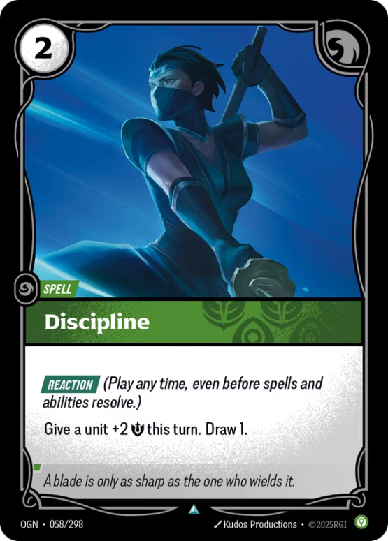 OGN 058/298 - Discipline