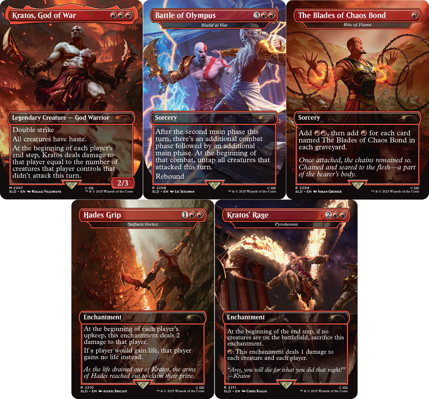 MTG: Secret Lair x Playstation - God of War Greek ENG