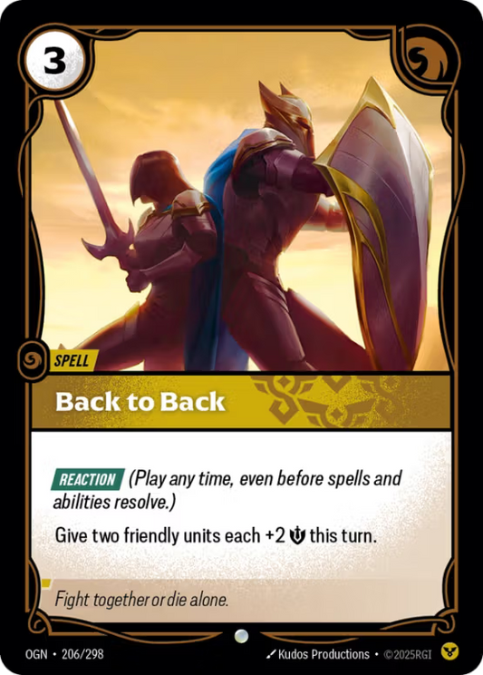 OGN 206/298 - Back to Back