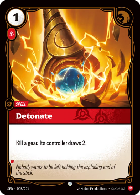 SFD 005/221 - Detonate