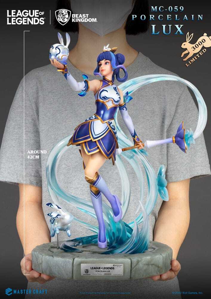 Beast Kingdom LEAGUE OF LEGENDS - Master Craft Porcelain Lux Statue (Limitierte Auflage)