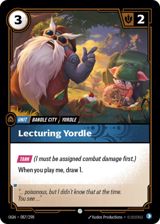 OGN 087/298 - Lecturing Yordle