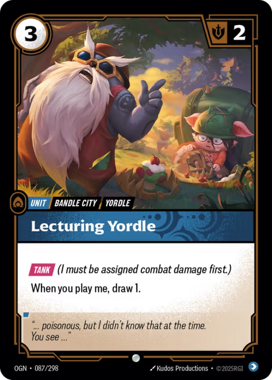 OGN 087/298 - Lecturing Yordle