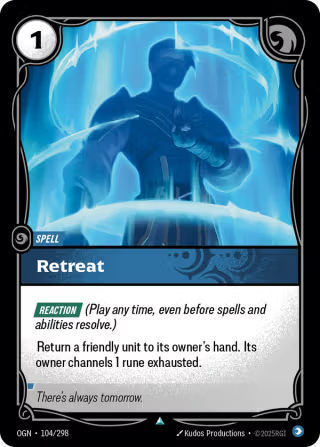 OGN 104/298 - Retreat