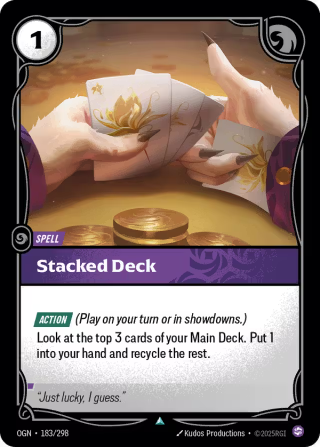 OGN 183/298 - Stacked Deck